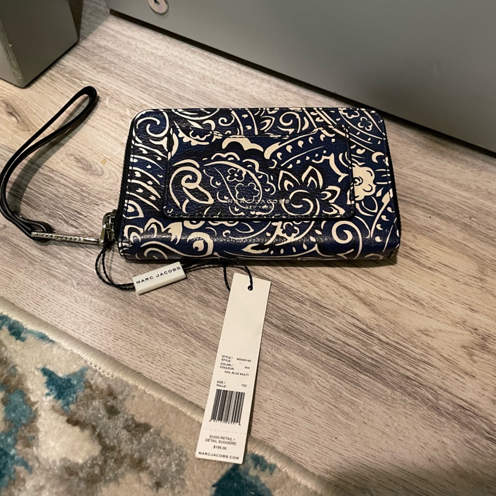 Marc Jacobs wallet dark blue NEW